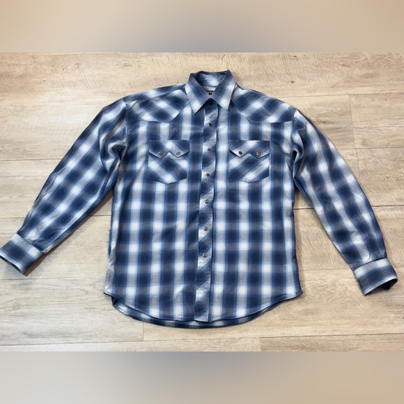 Stetson Men’s Cotton Pearl Snap Western Shirt Size Medium - Picture 2 of 9